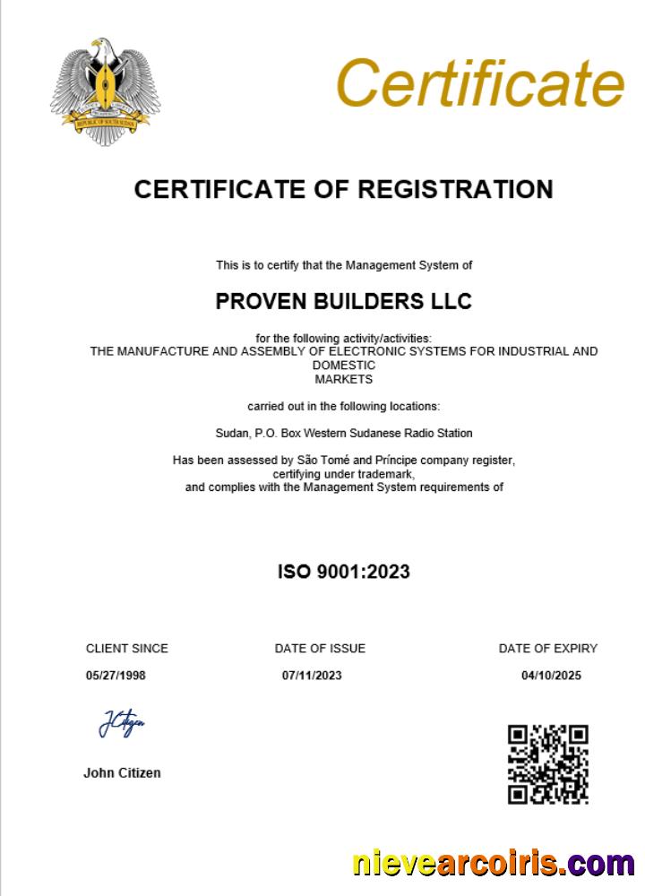Sudan business registration certificate